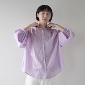Kilka×kapuwa/風が通るなめらかモスリンブラウス